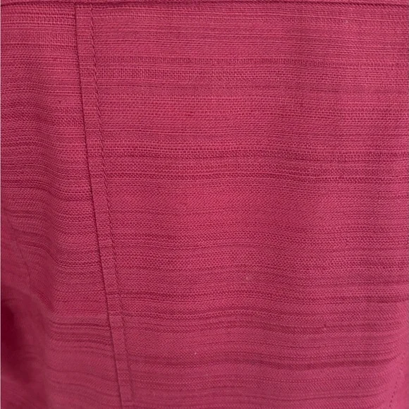 Anne Klein structured pink linen blend one button blazer size 12. - Picture 11 of 11